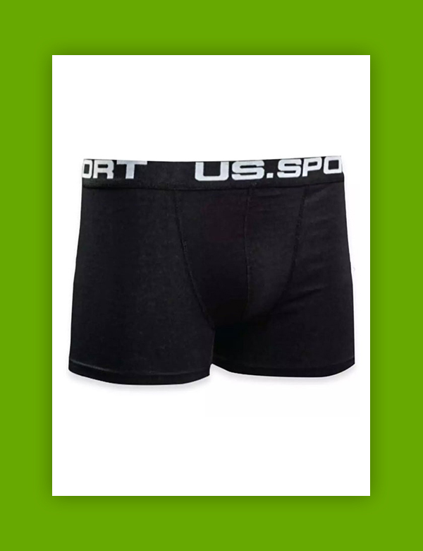 Us Sport Erkek Likralı Penye Boxer - XL